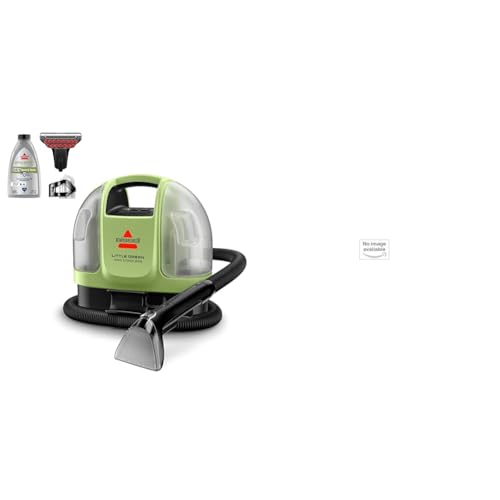 BISSELL Little Green Mini Cordless Portable Carpet and Upholstery Deep Cleaner, Car/Auto Detailer, with HydroRinse Self-Cleaning Tool and 4" Tough Stain Tool, 4015
