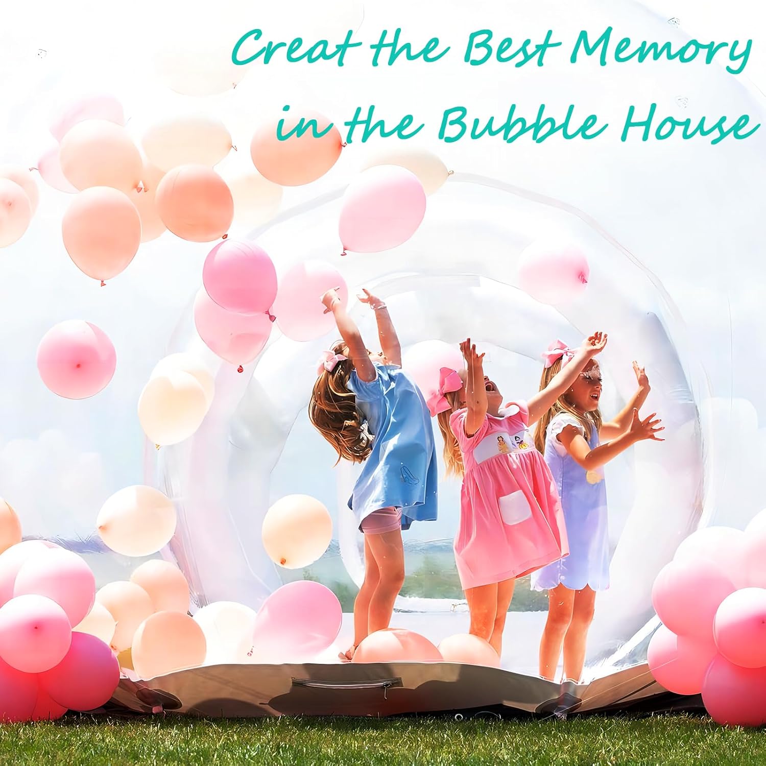 10FT Bubble House Inflatable Bubble Tent, Clear Bubble Balloon Dome Tent with Blower&Pump, Transparent Bubble Garden Tent for Events Exhibitions Party Wedding Birthday Decor
