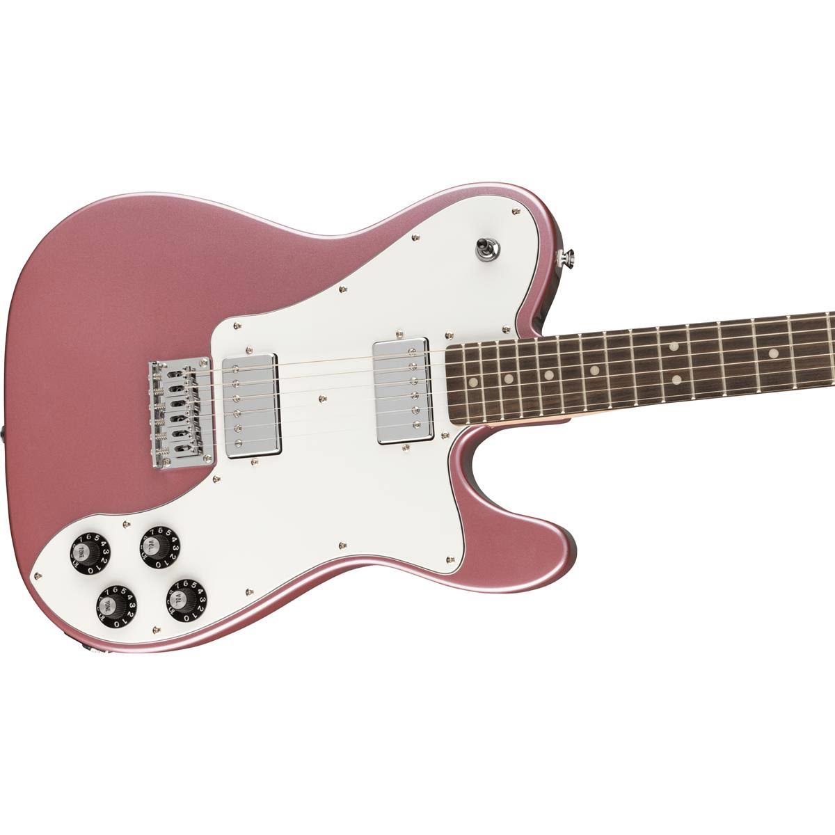 Squier Affinity Series Telecaster Deluxe Electric Guitar Burgundy Mist