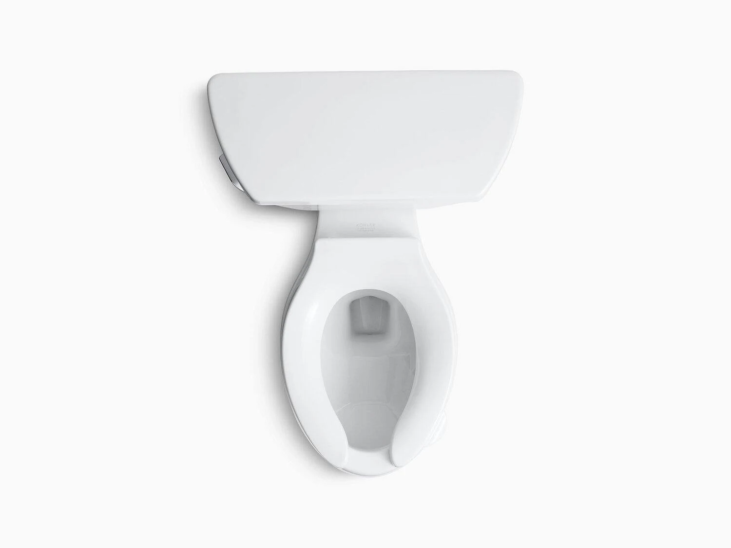 Kohler K-3505 Wellworth Classic Two-Piece Elongated 1.6 GPF Toilet Black