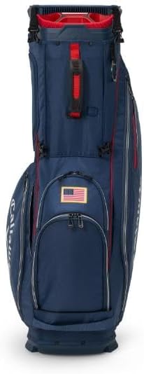 Callaway Golf 2022 Fairway 14 Stand Bag, Navy/Red/USA Color, Large