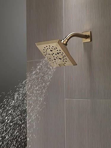 Delta 52664-CZ H2Okinetic 5-Setting Raincan Shower Head, Champagne Bronze