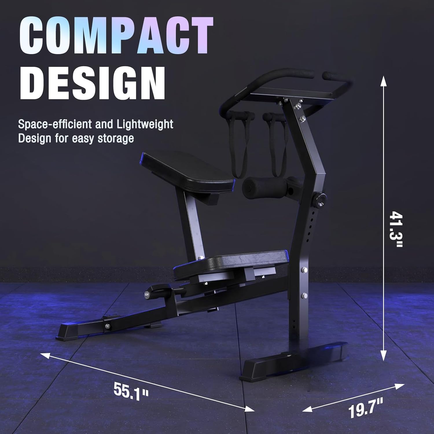 Stretch Machine, Stretching Equipment, Full Body Stretching Machine with Leg Stretcher Machine and Lower Back Stretcher, Back Stretcher Machine for Lower Back Pain Relief, Home Gym, Black