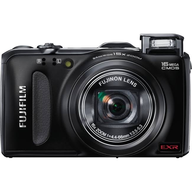 Fujifilm FinePix F600EXR - Digital camera - compact - 16.0 MP - 1080p - 15x optical zoom - Fujinon - black