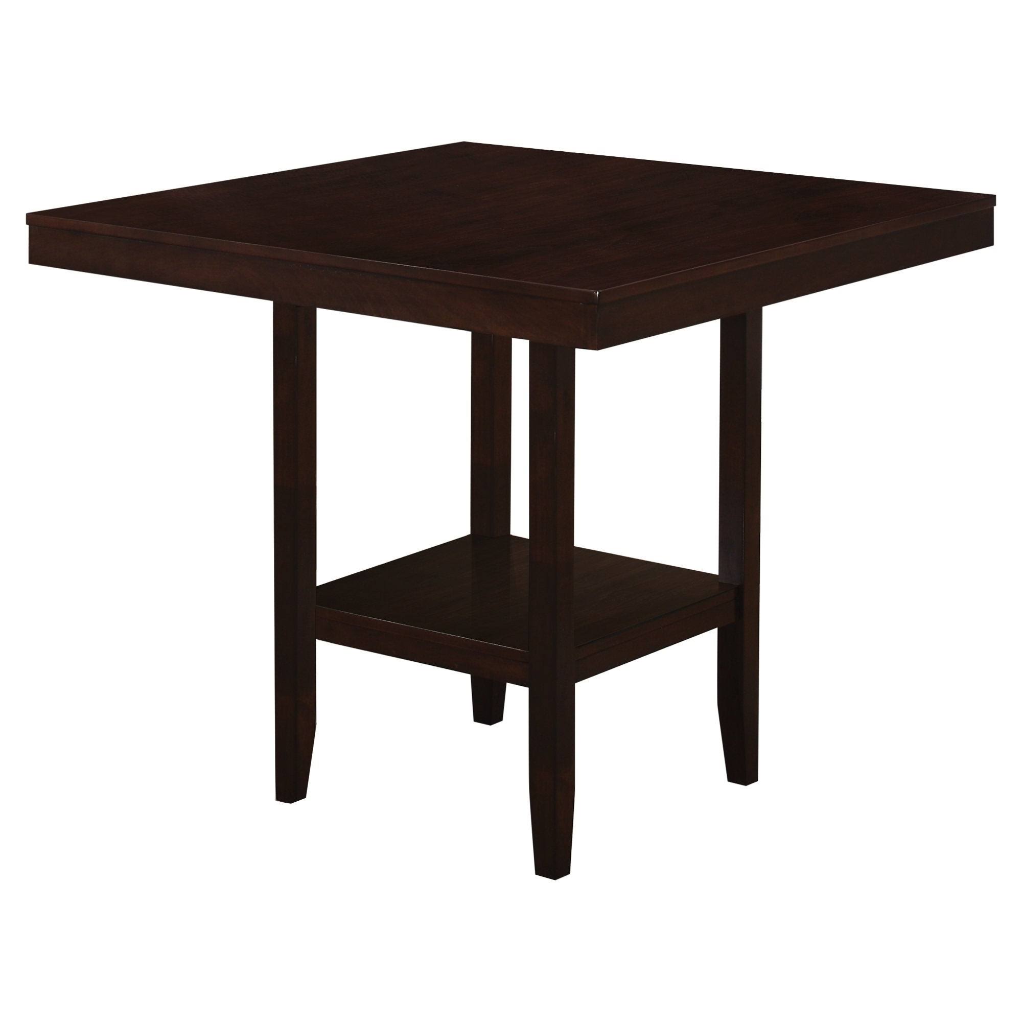 Cappuccino Counter 42nch x 42nch Dining Table - Wood - Brown