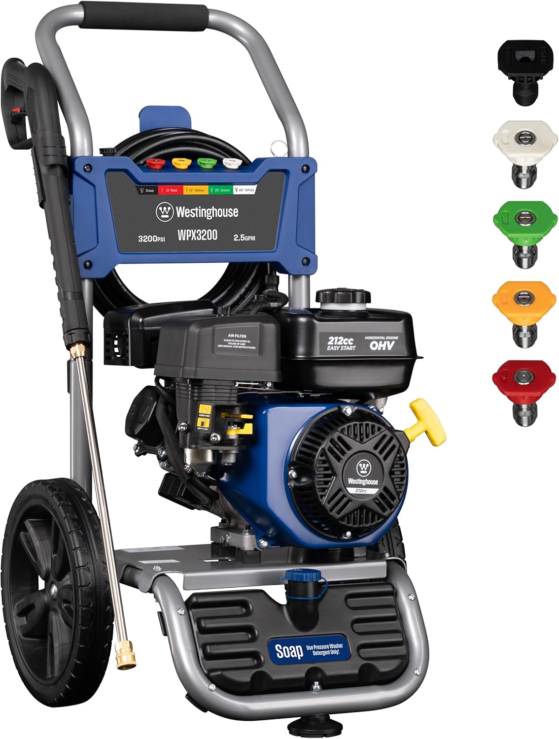CRAFTSMAN 2100-PSI Electric Pressure Washer Bundle with Westinghouse 3200 PSI 2.5 GPM Gas Pressure Washer