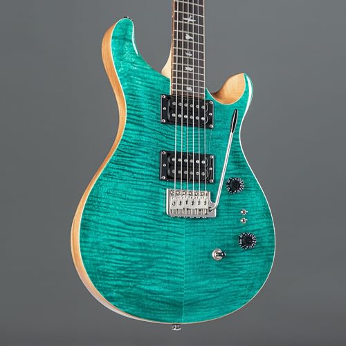PRS Guitars 6 String SE Custom 24-08 Electric Guitar, Blood Orange with Gig Bag, Right, (107994::BR:)