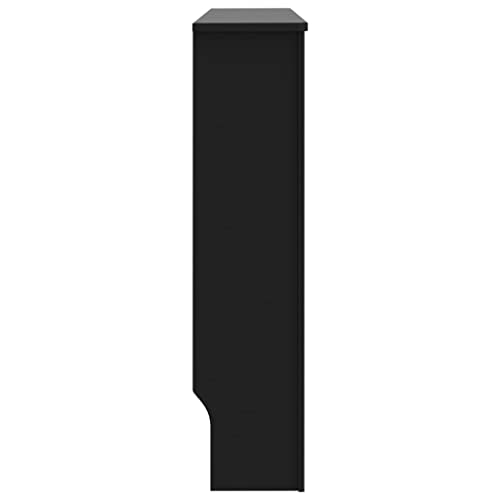 loibinfen Modern Radiator Cover Heating Covers for Living Room, Bedroom, MDF Heating Cabinet, Black