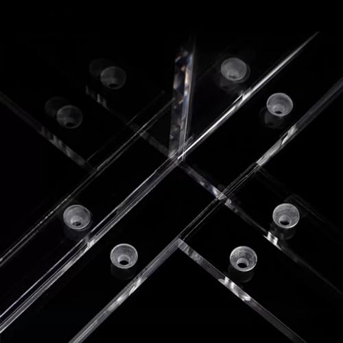 Modern Acrylic Table Leg, DIY Replacement Furniture Leg, Desk Legs for Dinning Table Coffee Table, Max Load 150kg, 1 Pack (Color : Height 70cm, Size : Width 60cm)