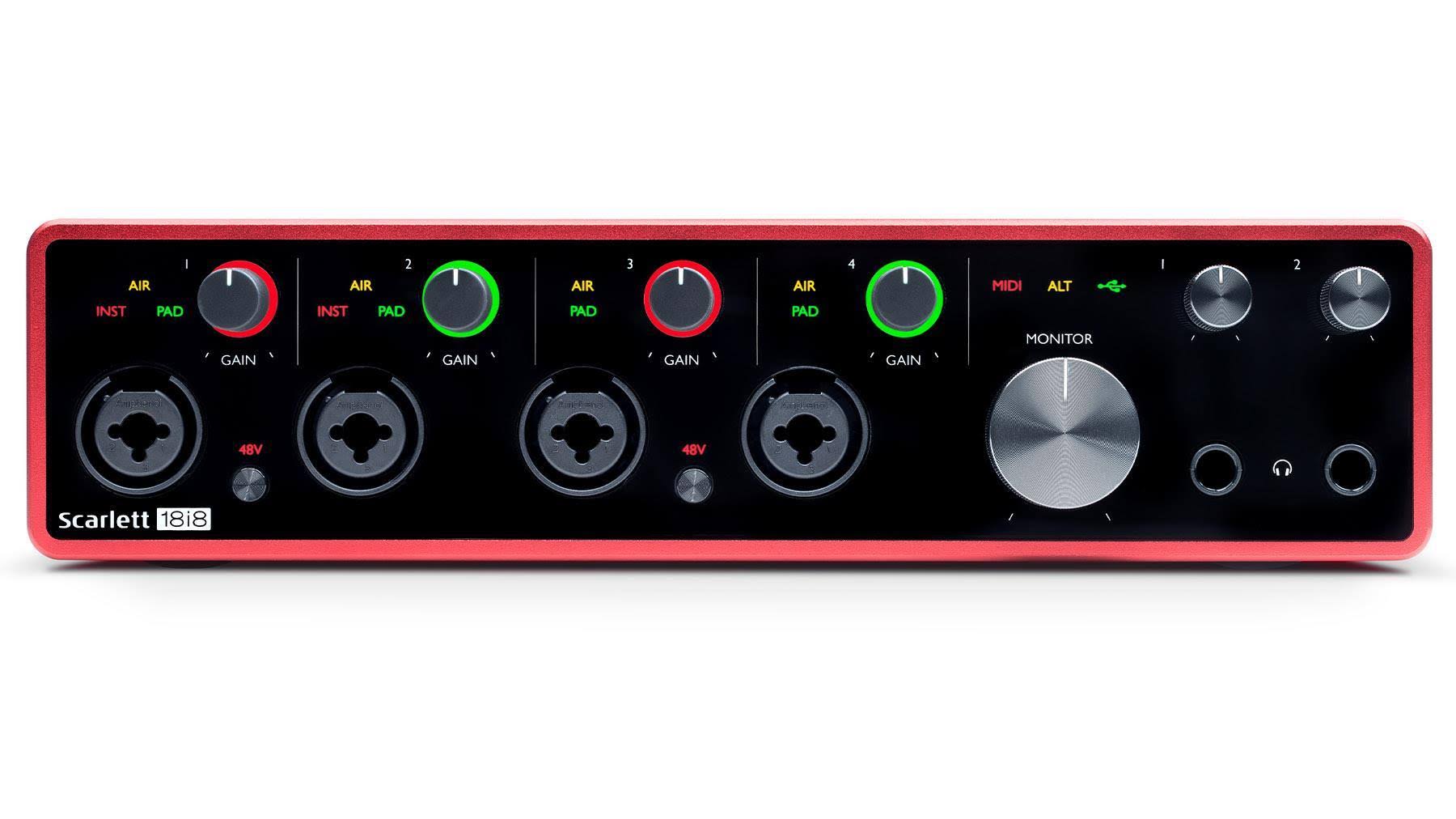 Focusrite Scarlett 18i8 (3rd Gen) USB Audio Interface