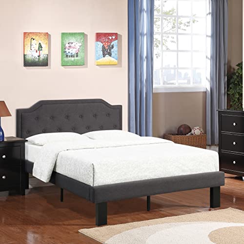 Poundex Bed, twin, Brown