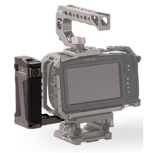 Tilta Side Focus Handle Type I for BMPCC 4K Cage, Supports LP-E6 battery, Gray