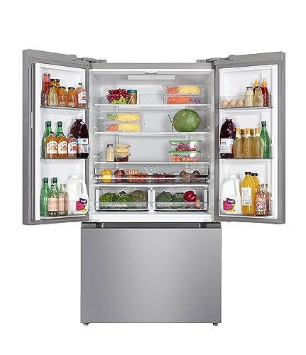 Hamilton Beach French Door Full Size Counter Depth Refrigerator