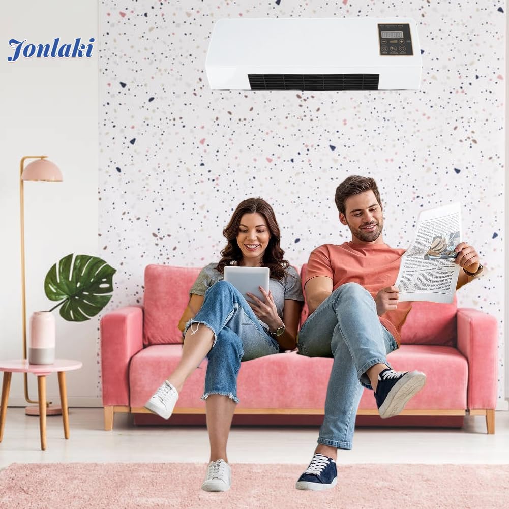 Portable Air Conditioners, Mini Air Conditioners Fan, Heater Portable Wall Mounted Air Conditioning Hot Fan for Small Room Bedroom Office Home