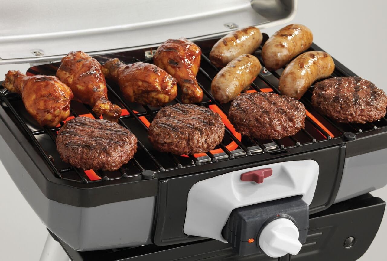 Cuisinart CEG-980 Outdoor Electric Grill with VersaStand 22 x 11.8 x 17.6-Inch