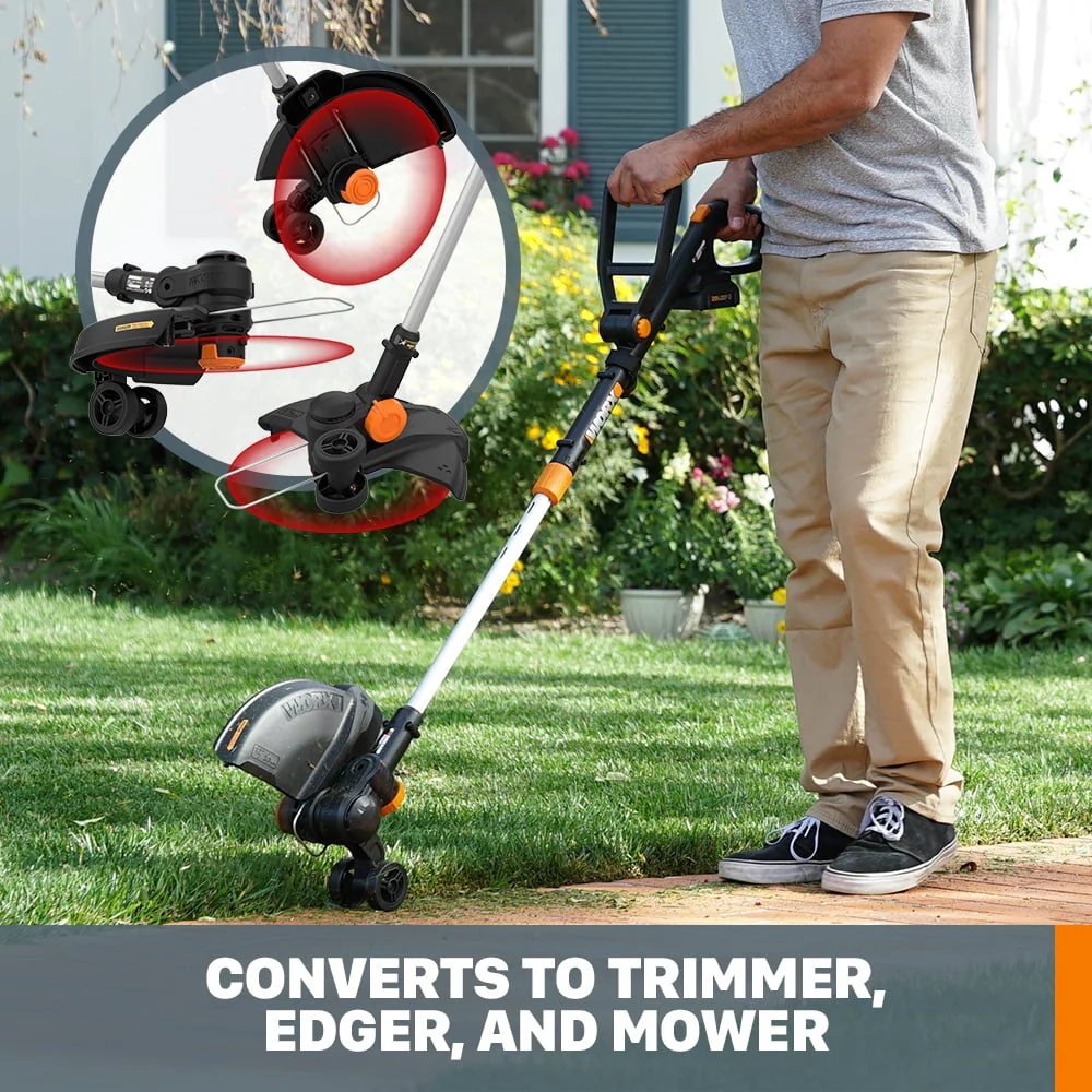 Worx WG170.2 20V Power Share GT Revolution 12 Cordless String Trimmer