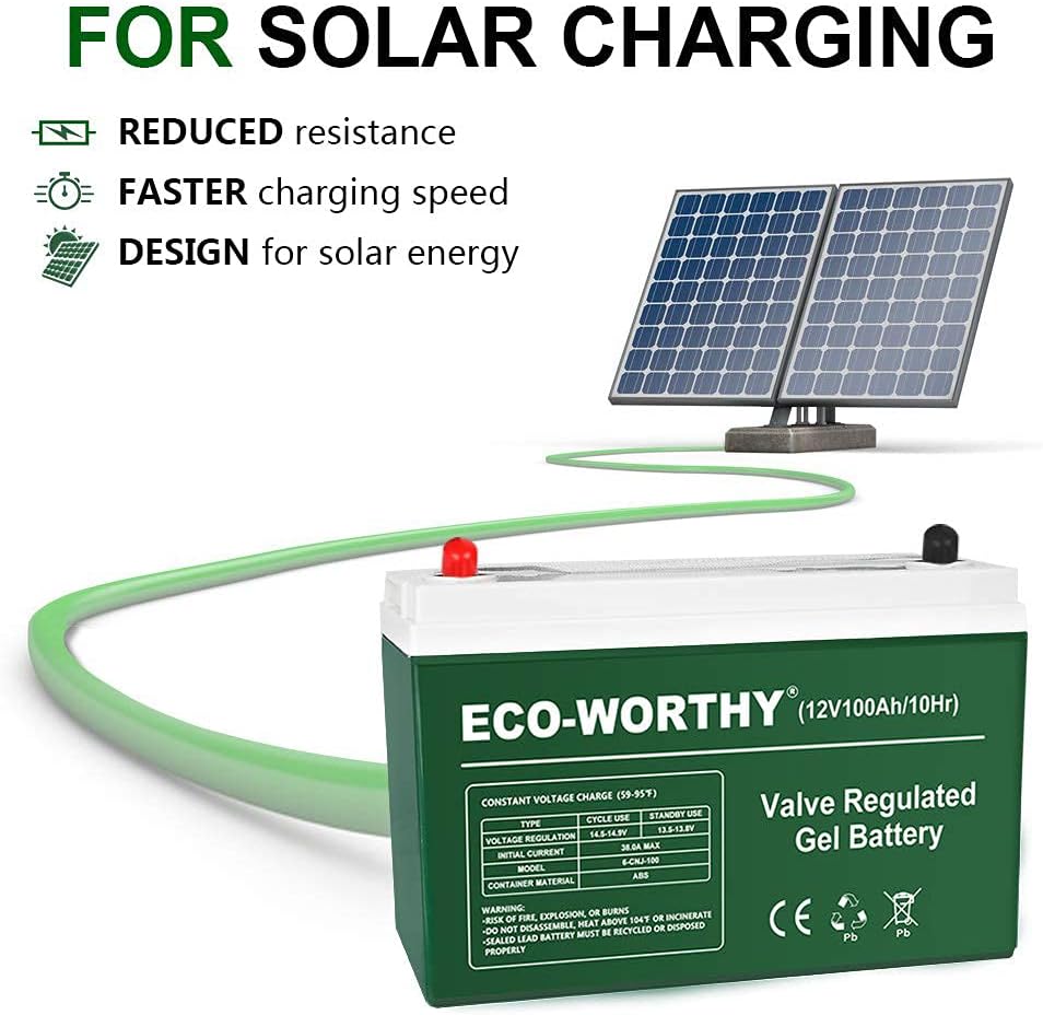 ECO-WORTHY 400 Watt 24 Volt Solar Panel Kit Off Grid with 4pcs 100W Solar Panels + 60A Charge Controller + Accessories Needed for RV, Cabins, Caravan, Shed，etc