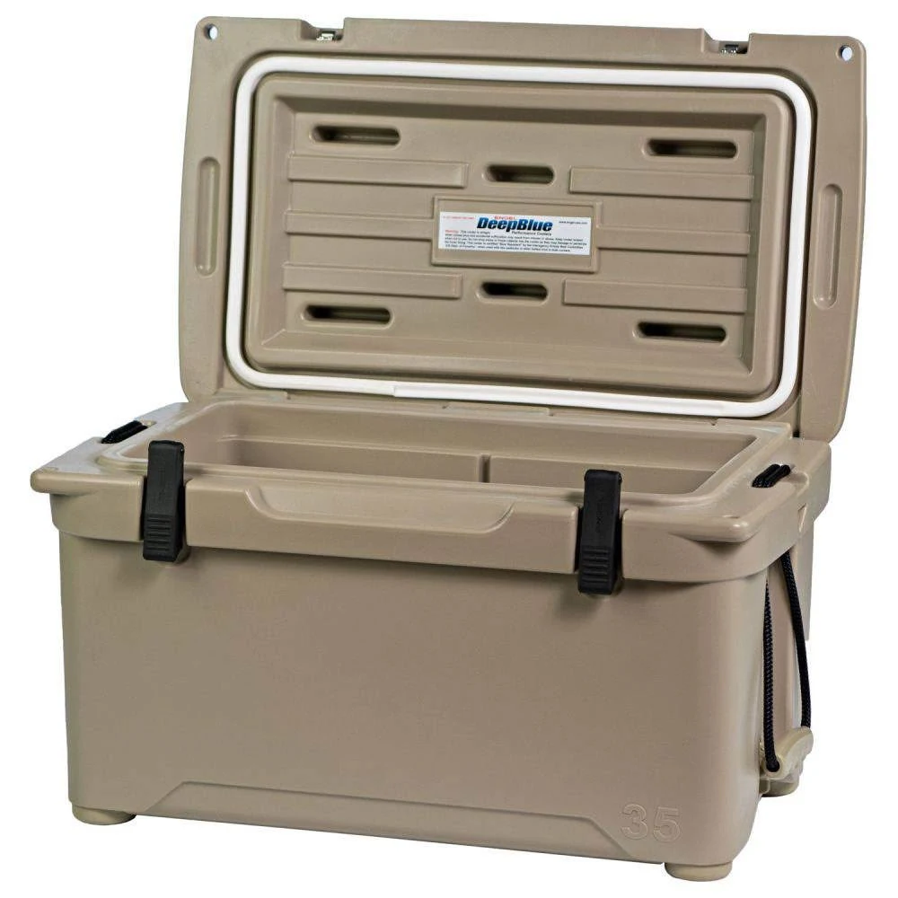 Engel Coolers 35 High-Performance Roto-Molded Cooler Tan