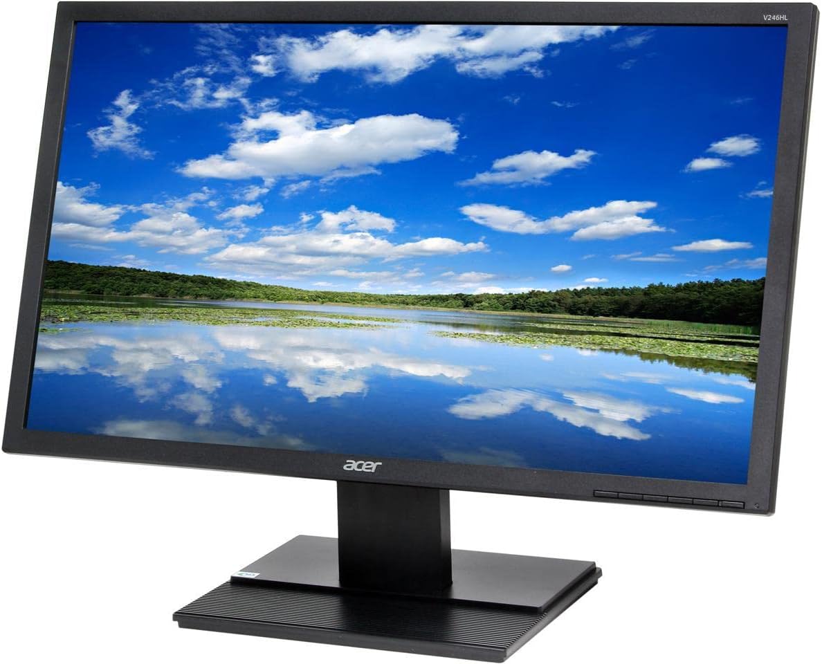 Acer V6 Series V246HL bd 24-Inch (Full HD) 1920x1080 Widescreen LED LCD Monitor (DVI,VGA)