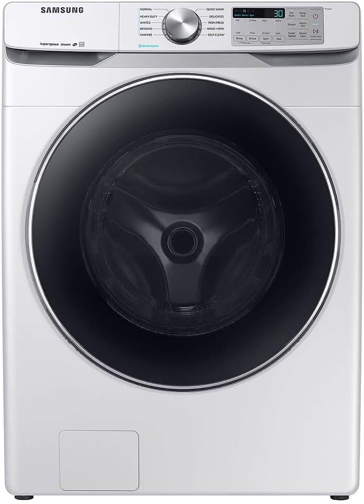 Samsung WF45T6200WPR White Front Load Electric Washer/Dryer Pair