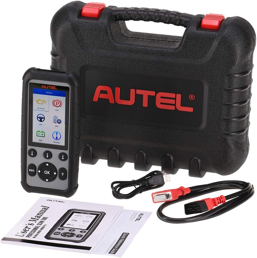 Autel 4 System Scanner MD806 Car Diagnostic Tool Diagnoses for ABS, Engine, Transmission, SRS Full OBD2 Functions Car Scanner for Both Mechanics and DIYers