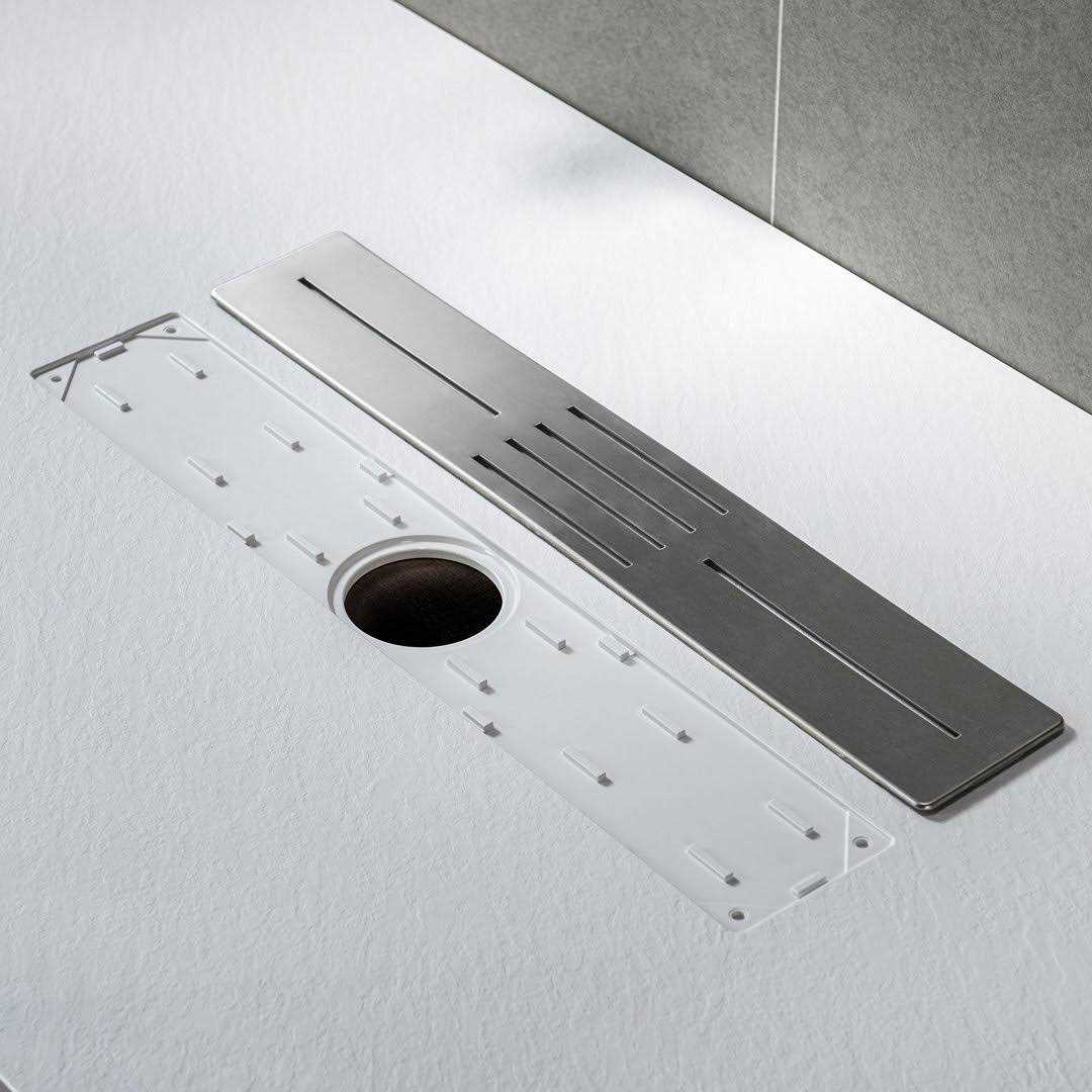 Woodbridge 48 in. L x 36 in. W Alcove Zero Threshold Shower Pan Base with Center Drain - Shop Hardware Tools Online Store