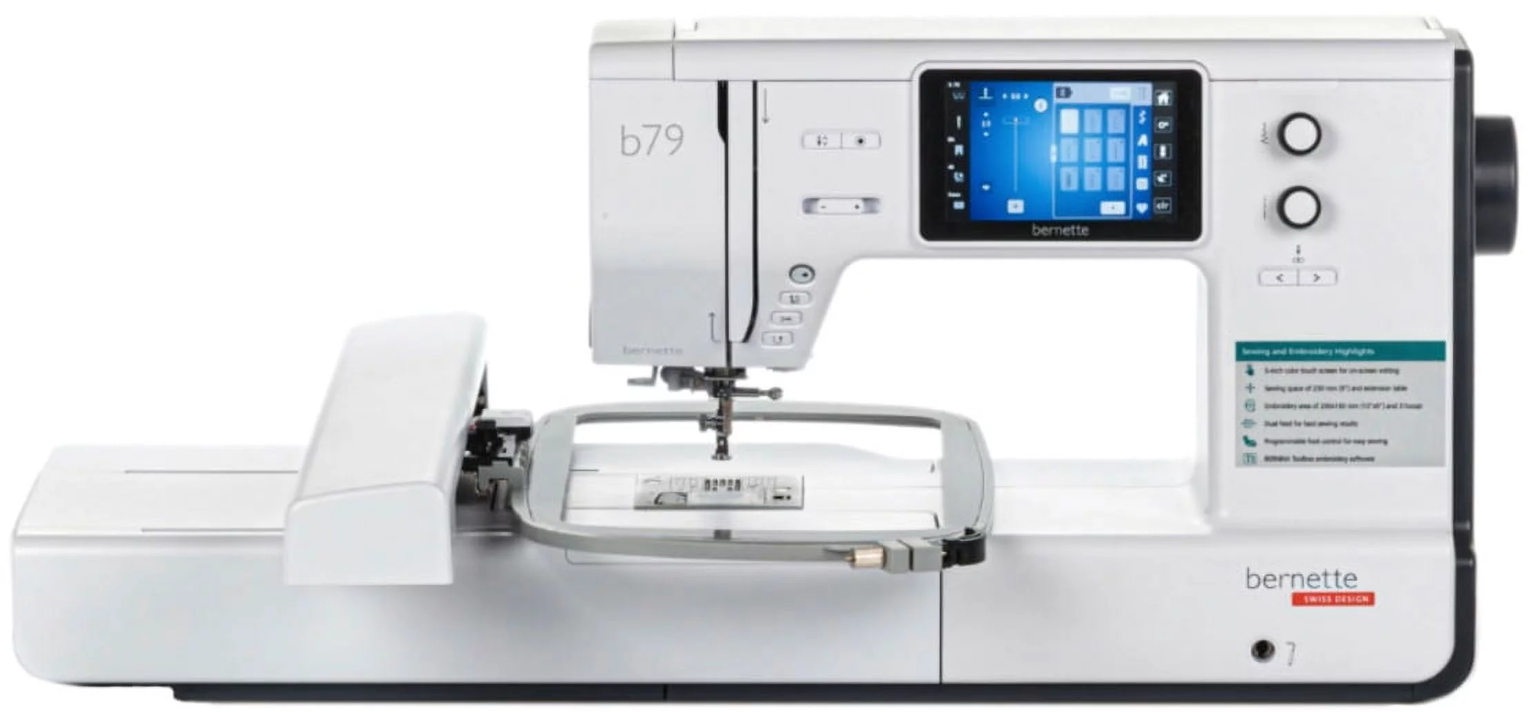 Bernette B79 10" x 6" Embroidery and Sewing Machine with $199 Free Bonus Bundle