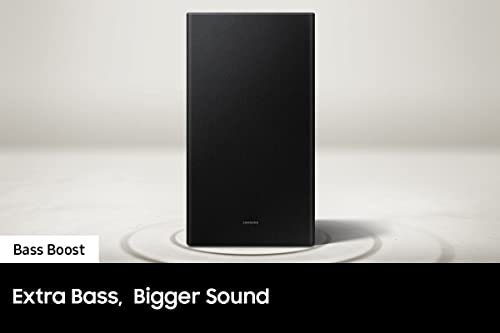 SAMSUNG Soundbar w/Dolby Audio, Subwoofer Included, Bass Boosted, Wireless Bluetooth TV Connection, Adaptive Sound Lite, Game Mode