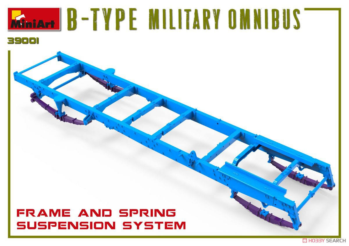 Miniart 1/35 Scale B-Type Military OMNIBUS- Model Kit #39001