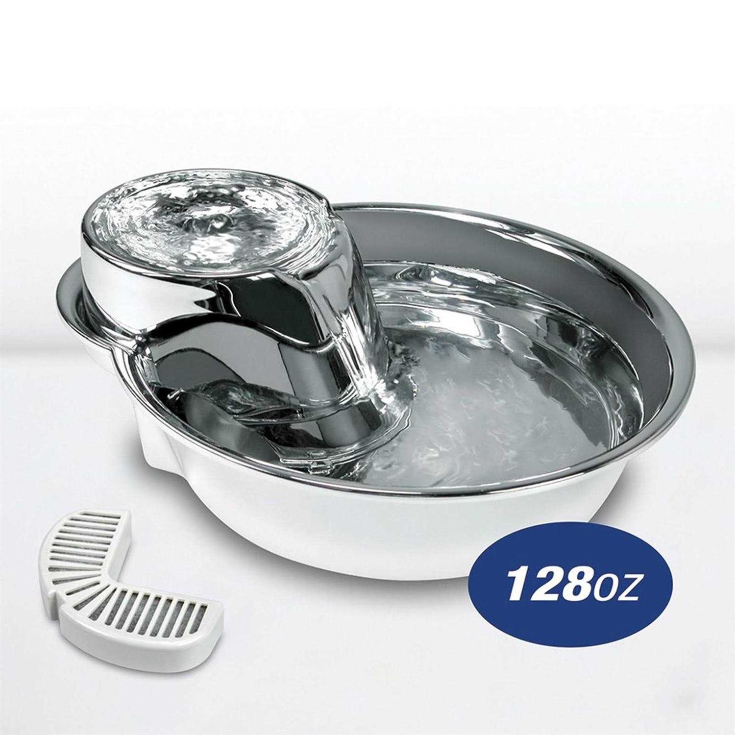 Pioneer Pet Big Max Stainless Steel Fountain - Pet Supplies online store