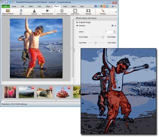 PhotoPad Photo Editing Software - Edit, Crop, Rotate, Touch-up or Apply Effects [Download] Pack of 2