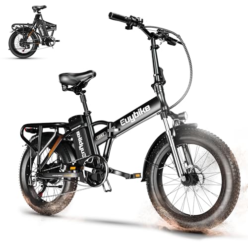 Folding Electric Bike for Adults, 1000W Motor(1500W Peak),30MPH, 60Mile,48V 20AH Battery,20" Fat Tire Foldable Electric Bicycle,Commuter Beach Snow E-Bikes,7-Speed