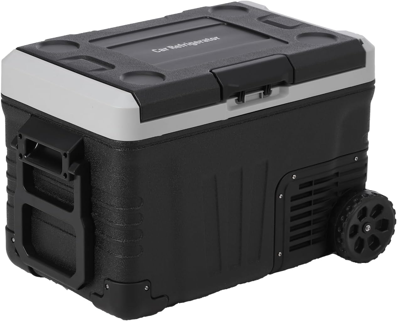 Towallmark Portable Refrigerator, Portable Freezer, 37 Quart(35L) Electric Cooler, -4℉-68℉Car Refrigerator, 12/24V DC Cable & 110/240V AC, Car Fridge for Camping, Truck, RV, Travel, Fishing
