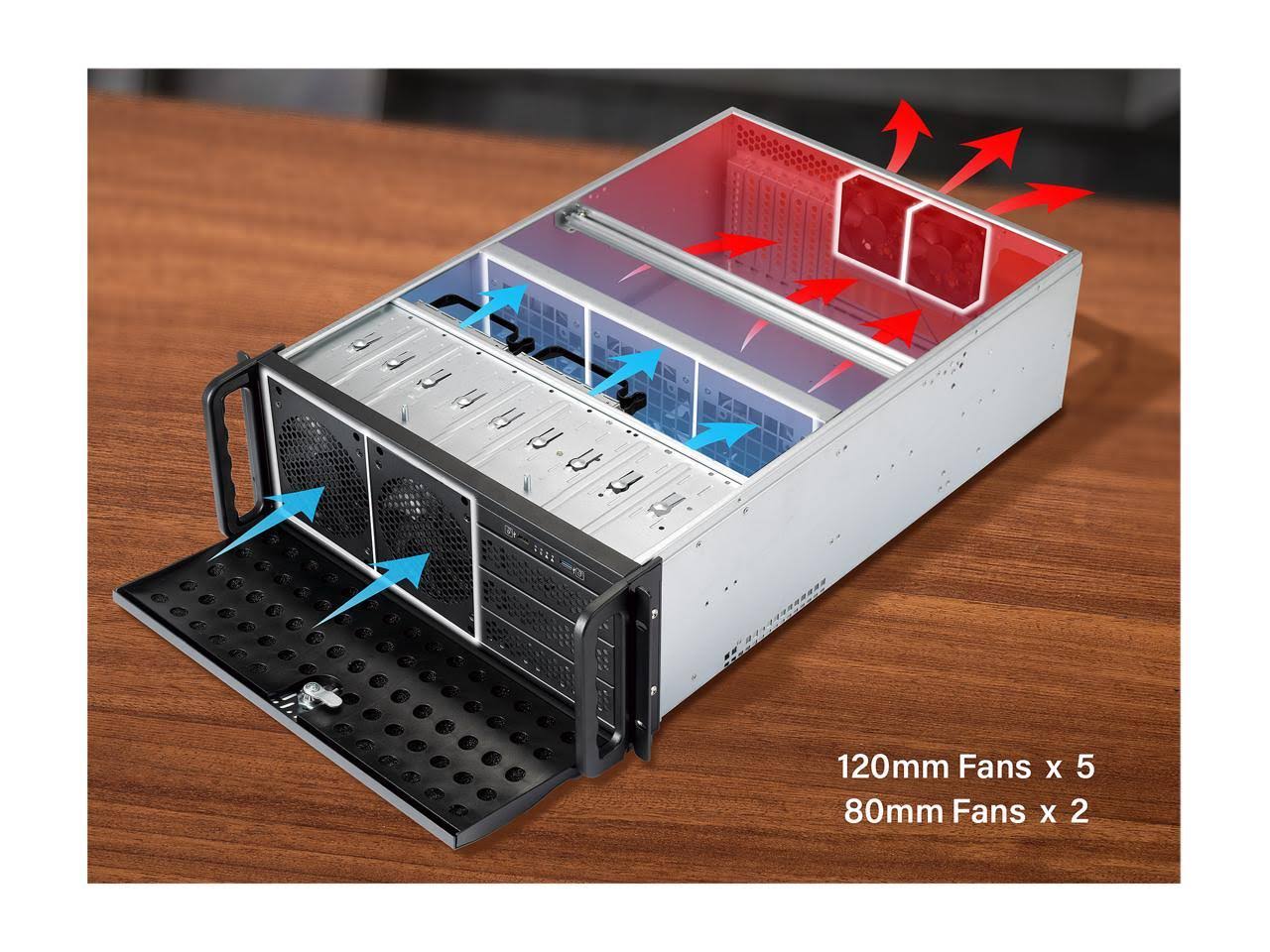 Rosewill RSV-L4000U Rackmount Server Chassis Case Black