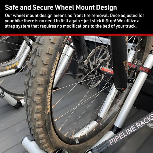 Truck Bed - All-Aluminum Truck Bed 2 Bike Rack Full Size Trucks- Holds 2 Standard Bikes - Effort-Free Installation Ideas