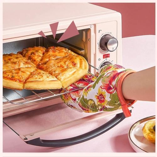 oven mini oven air fryer oven 11L Electric Oven, Stainless Steel Convection Countertop Toaster Oven Multi Function Mini Oven Toaster Oven Air Fryer, (Color : Pink)