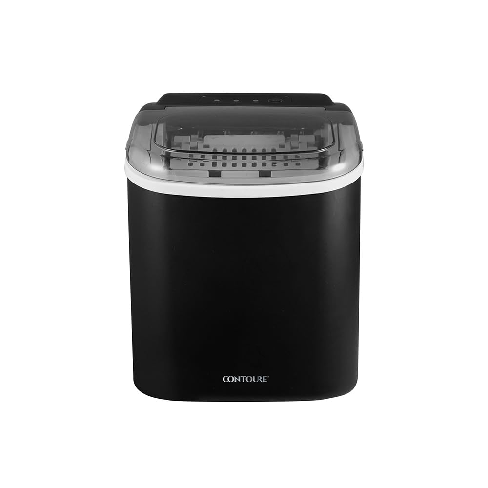 RV Ultra-Compact Portable Ice Maker | Perfect for RV's | Produces 26 lbs. of Ice Daily | Convenient Handle and Electronic Controls | ICE-50BK