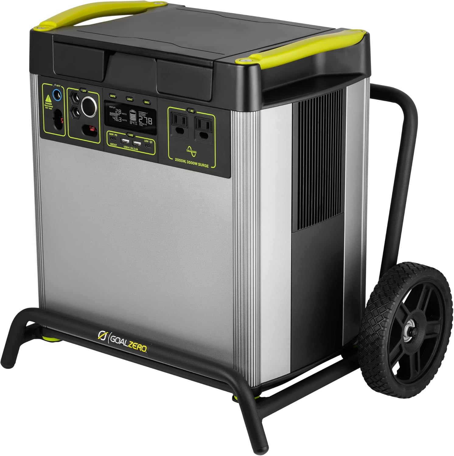 Goal Zero Yeti 6000X Portable Power Station, 6,071-Watt-Hours Portable Lithium-Battery Generator with 2,000-Watt AC Inverter, Solar Generator for Indoor and Outdoor Use