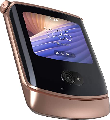 Motorola - moto razr 5G 256GB (Unlocked) - Polished Graphite - PAJS0007US (Renewed)