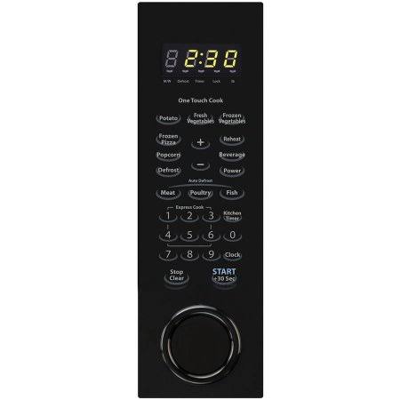 Sharp - 1.1 Cu. ft. Mid-Size Microwave - Black