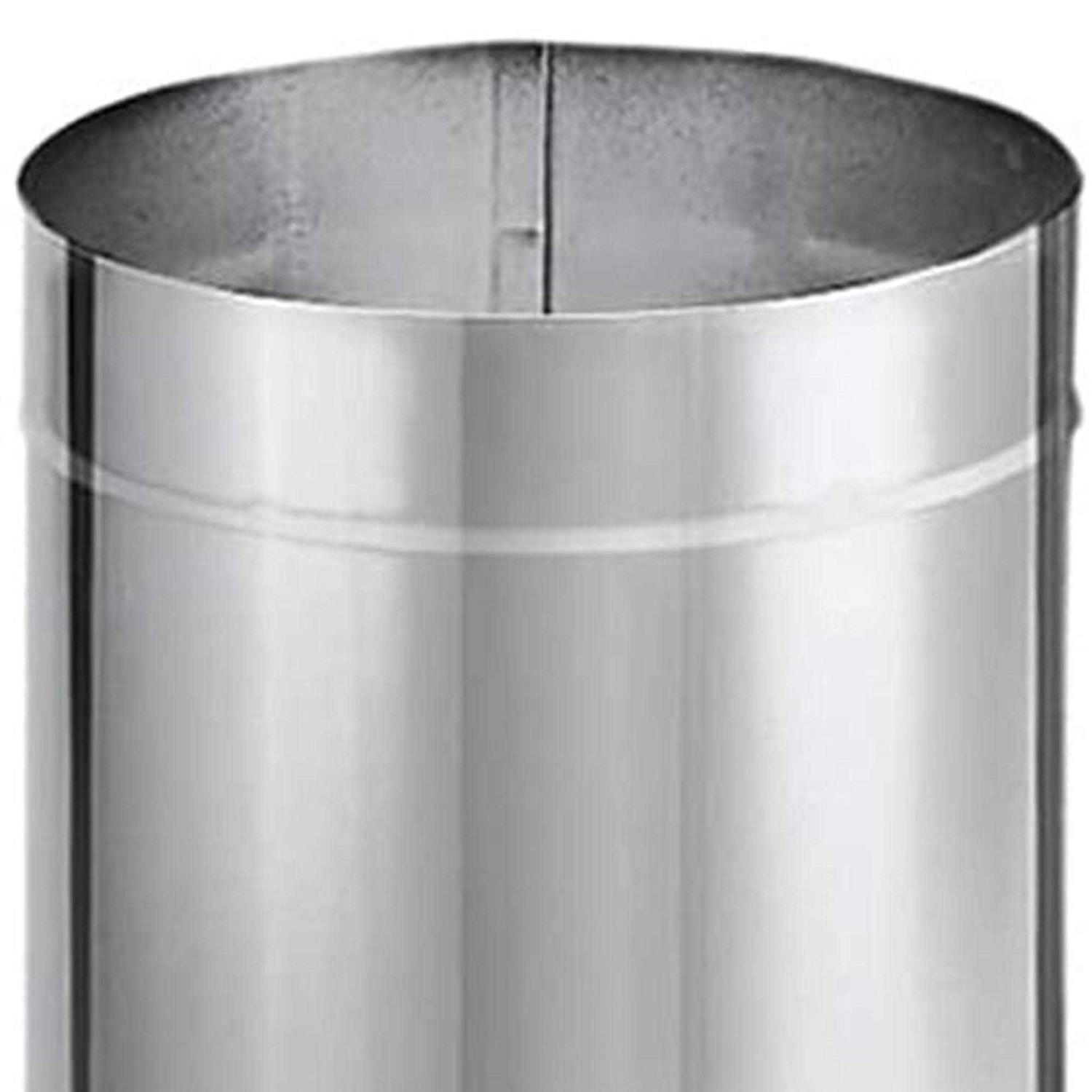 DuraVent 8 x 48 DuraBlack Stainless Steel Single-Wall Pipe - Shop Hardware Tools Online Store
