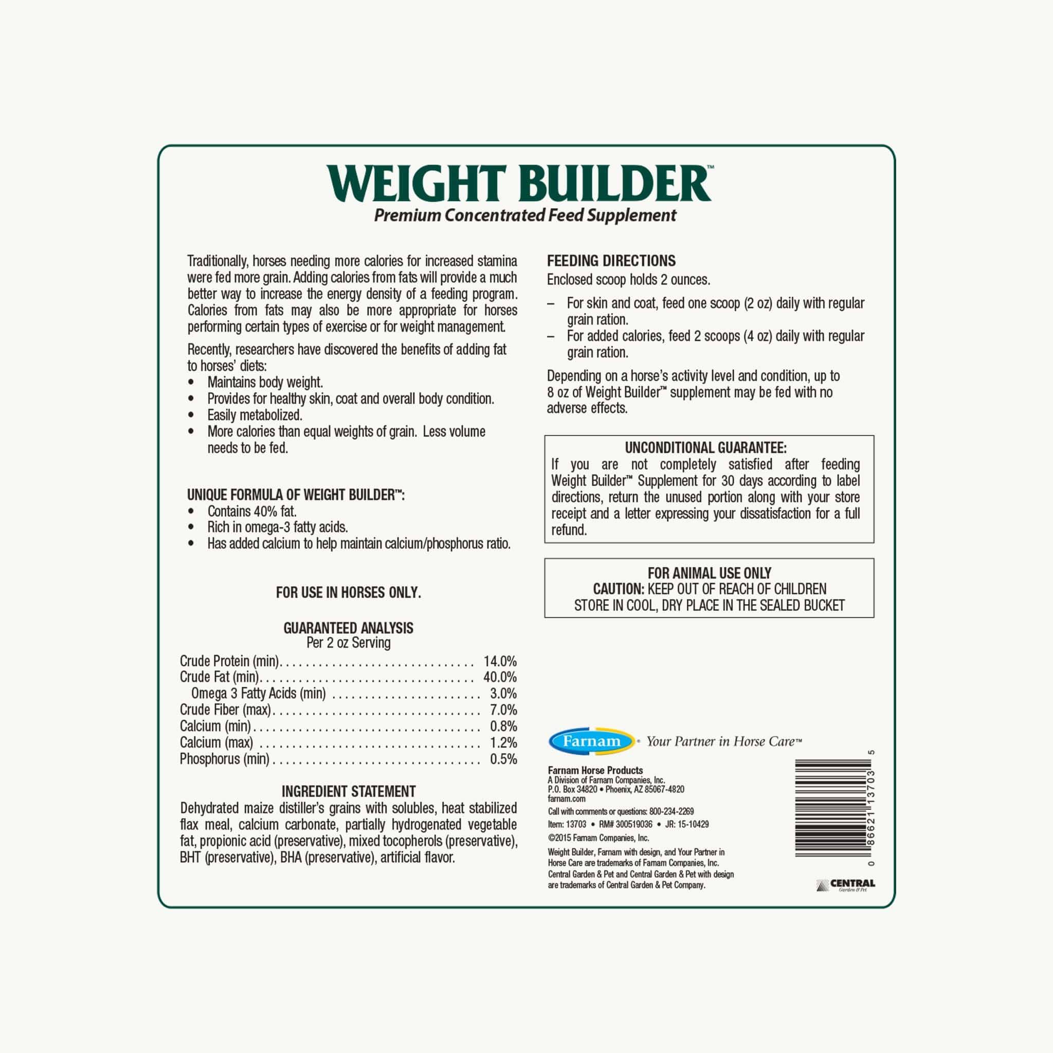 Farnam Weight Builder 22.5 lb