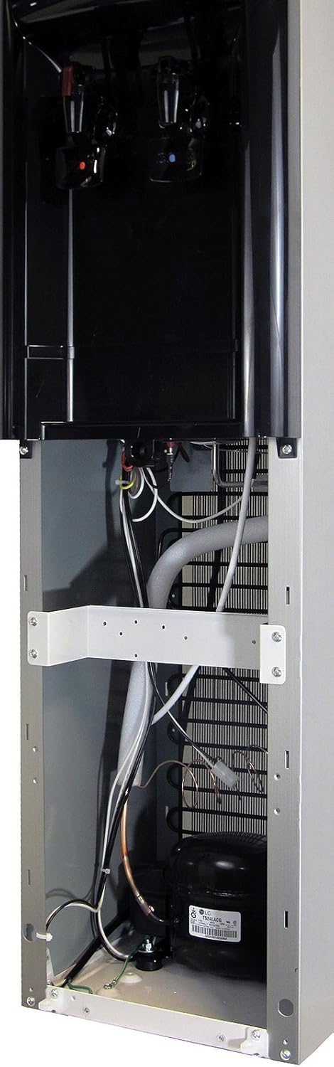 Clover D16 Water Dispenser -Hot and Cold Bottleless, High Capacity -Gloss Black