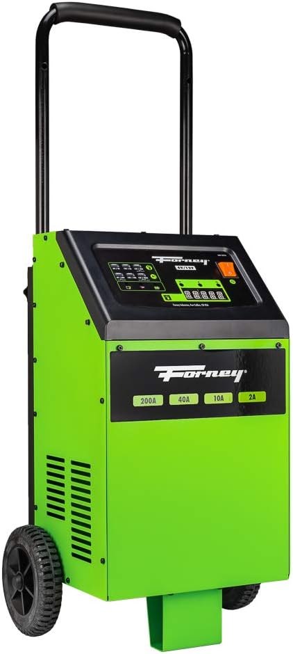 Forney 52755 Battery Charger, 6V 2A/10A, 12V 2A/10A/40A/200A Engine Starter