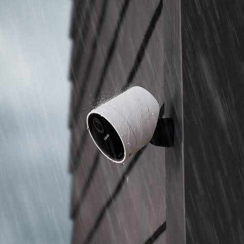 SimpliSafe - Wireless Outdoor Security Camera - White SCM301
