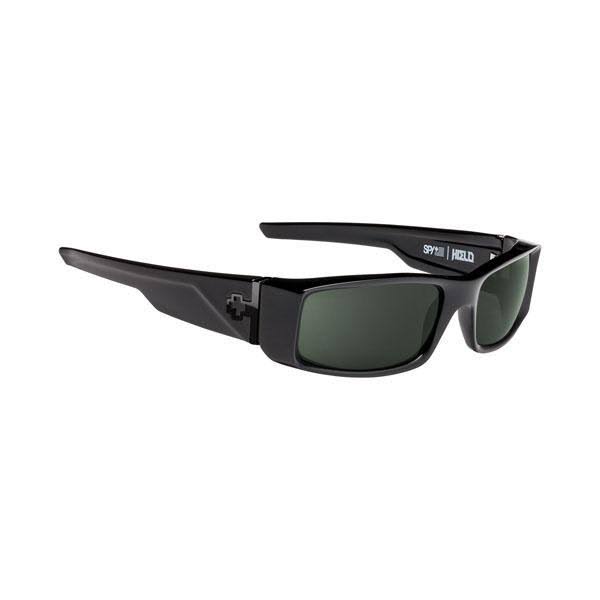Spy Optic Hielo Sunglasses, Black - HD Plus Gray Green