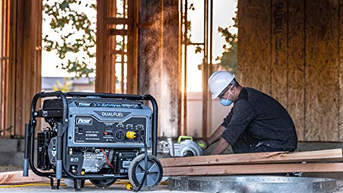 Pulsar 9500W Tri Fuel Gasoline Propane Natural Gas Portable Inverter Generator w/Remote Start & CO Sentry for Home Use GS95TiSCO
