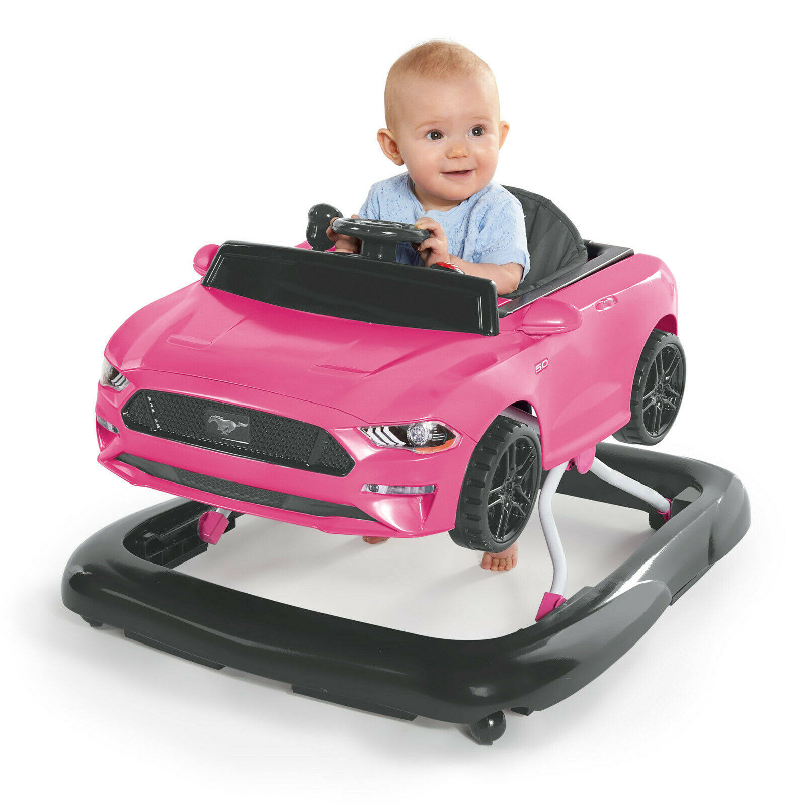 Bright Starts - Ford Mustang 3 Ways to Play Walker - Pink