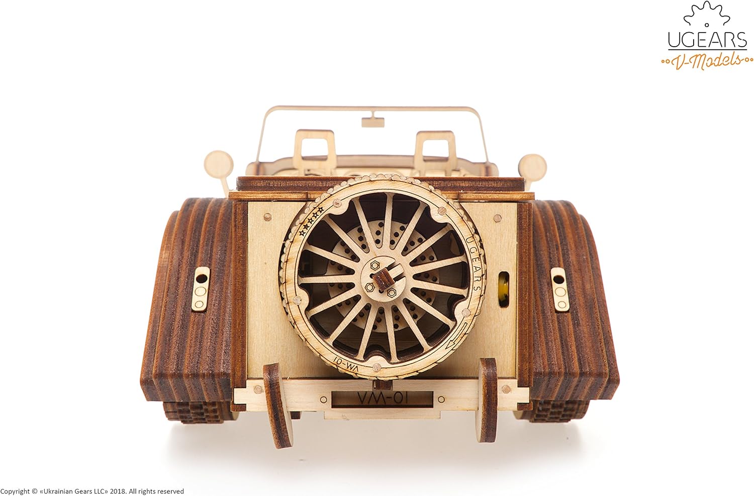 UGears Mechanical Models Roadster VM-01 3-D Wooden Puzzle