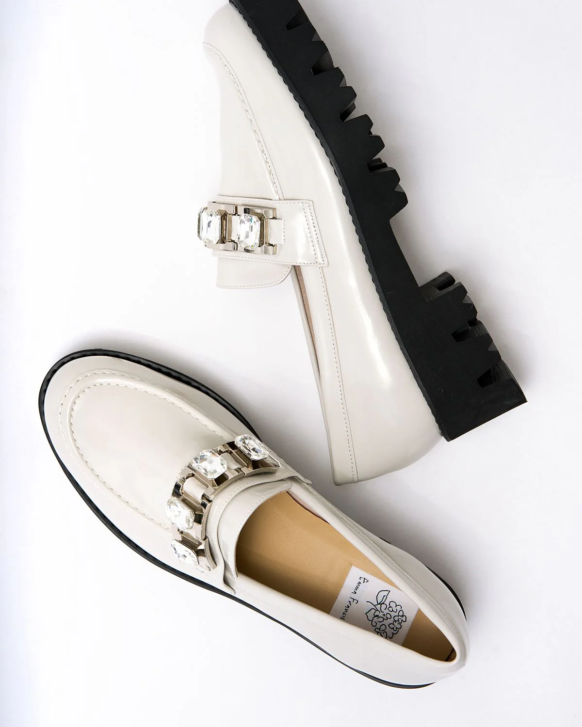 [24SS] Emma Francis Track Sole Beaded Loafers